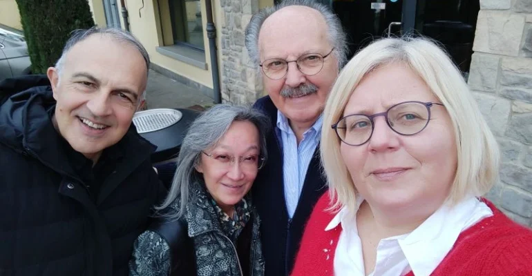 Incontro tra il progetto Pitagora for Immigrants e Fausto Faggioli alle Fattorie Faggioli per discutere di inclusione e formazione dei giovani migranti