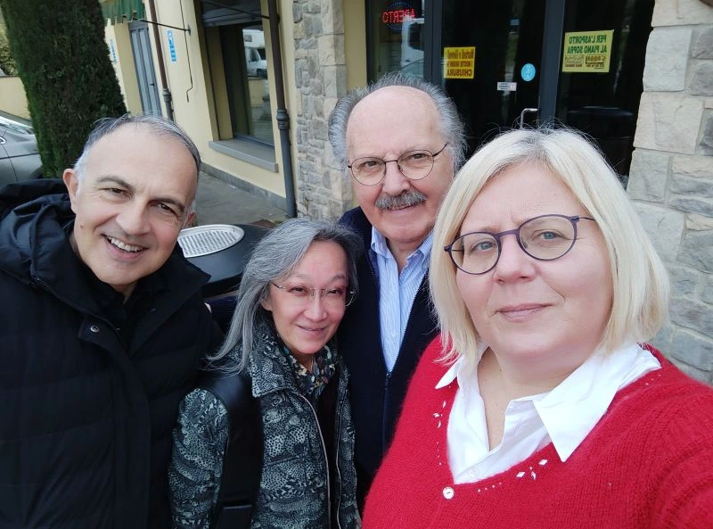 Incontro tra il progetto Pitagora for Immigrants e Fausto Faggioli alle Fattorie Faggioli per discutere di inclusione e formazione dei giovani migranti